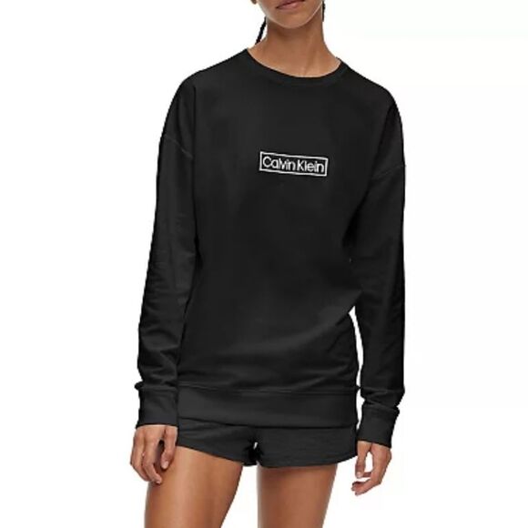 NWT Calvin Klein Reimagined Heritage Lounge Long Sleeve Sweatshirt Large - Picture 1 of 5